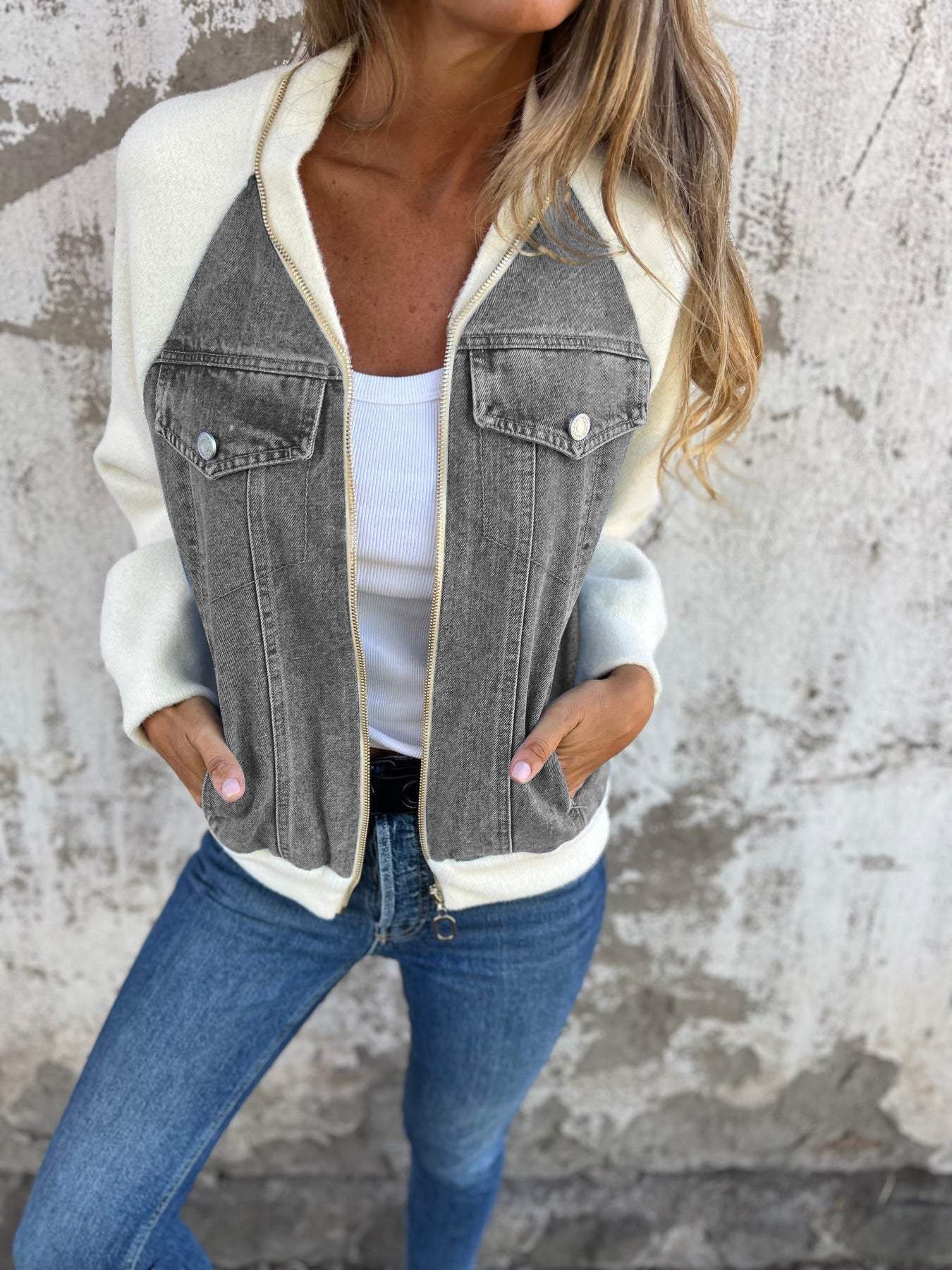 August - Versatile Classic Denim Jacket